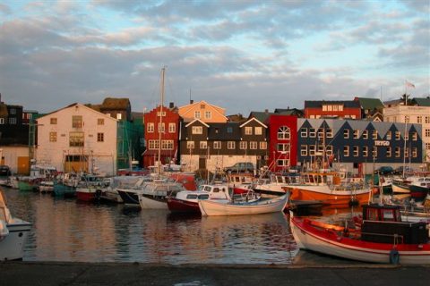 The colourful city of Torshavn.