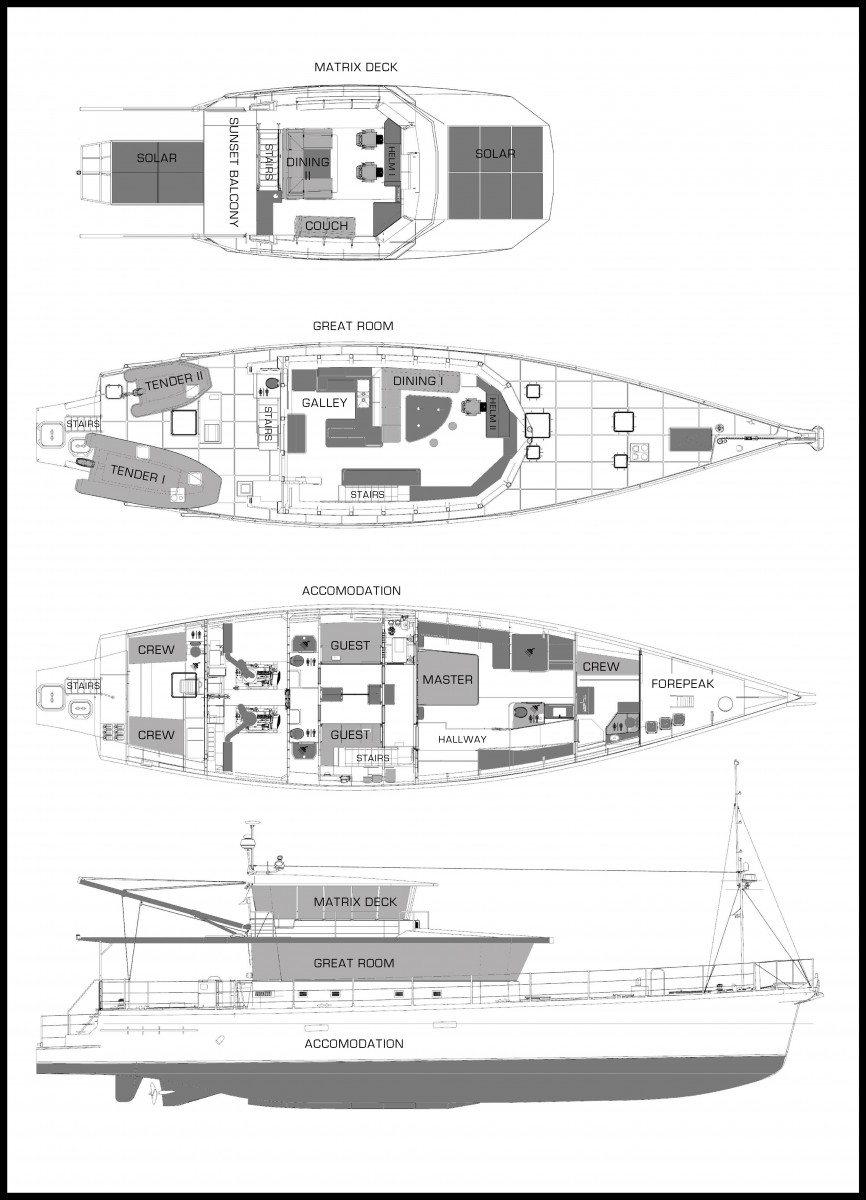 FPB78 Grey Wolf, general arrangement.